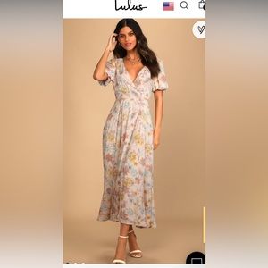 Flourishing Feelings Pink Floral Dress from LuLus